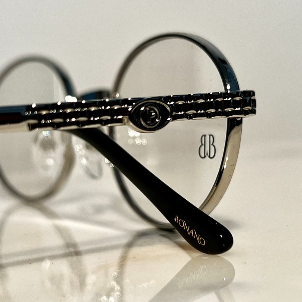 Bonano Portofino Jubilee White Gold Frames Sunglasses Glasses Vintage - Picture 7 of 8